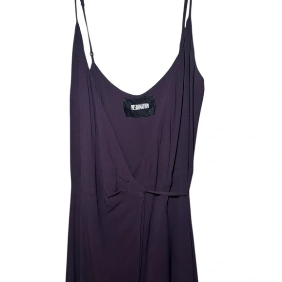 Reformation Black High Low Dress - Picture 3 of 6